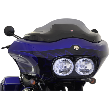 KLOCK WERKS 98-13 FLTR 8" FLARE W/SHIELD Dark Smoke Application Shot - Driven Powersports