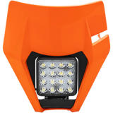 ACERBIS HEADLIGHT VSL KTM Orange Front - Driven Powersports