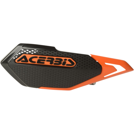 ACERBIS HANDGUARD X ELITE Black/Orange Front - Driven Powersports