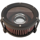 TRASK 01-17 EFI/93-06CV AIR CLEANER ASLT Black Front - Driven Powersports
