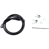 DRAG SPECIALTIES 99-07 FXST FRT BRAKE LINE KIT Black Front - Driven Powersports