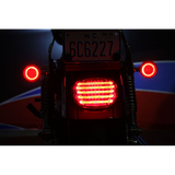 CUSTOM DYNAMICS 99-19 MODELS TAILIGHT LP WO/WND Red Application Shot - Driven Powersports