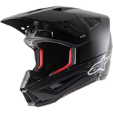 ALPINESTARS HELMET SM5 SOLID Black Front - Driven Powersports