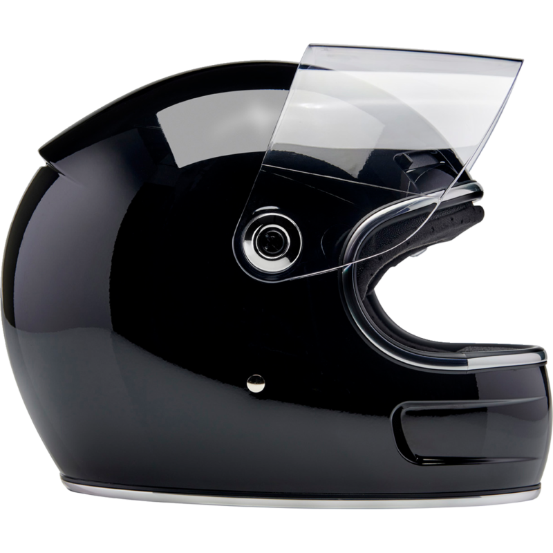 BILTWELL HELMET GRINGO SV Gloss Black Right Side - Driven Powersports