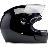 BILTWELL HELMET GRINGO SV Gloss Black Right Side - Driven Powersports