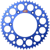 RENTHAL TWINRING SPROCKET 1500-420-48GP Blue Front - Driven Powersports