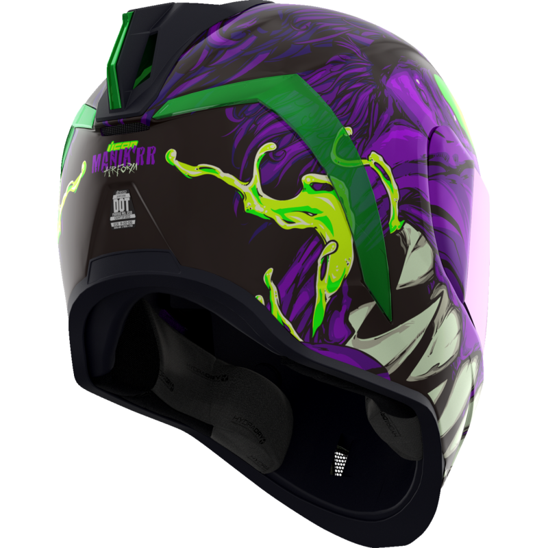 ICON HELMET AIRFORM MIPS MANIK'RR Purple Back - Driven Powersports