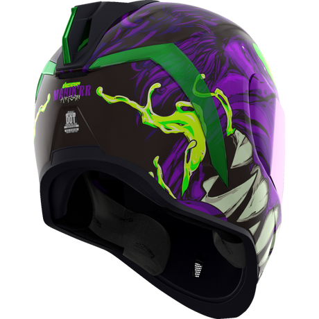 ICON HELMET AIRFORM MIPS MANIK'RR Purple Back - Driven Powersports