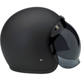 BILTWELL HELMET BONANZA Flat Black Right Side - Driven Powersports