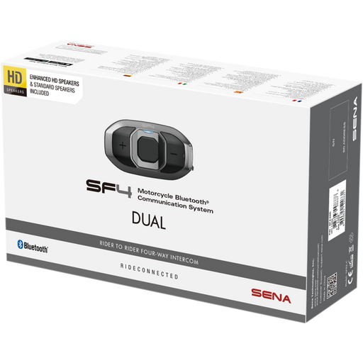 SENA SF4 MOTORCYCLE BLUETOOTH COMMUNICATION SYSTEM DUAL PACK Front - Driven Powersports