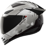 ICON HELMET DOMN FUTURE PROOF Gray Left Side - Driven Powersports