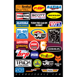 D'COR VISUALS DECAL SHEET THROWBACK Front - Driven Powersports