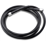 DRAG SPECIALTIES BLACK S/S BRAKE LINE 76" Front - Driven Powersports