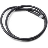 DRAG SPECIALTIES BLACK S/S BRAKE LINE 40" Front - Driven Powersports