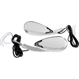 CUSTOM DYNAMICS MIRRORS LED RUN & TURN SIGNAL CHROME Front - Driven Powersports