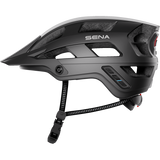 SENA M1 EVO SENA MTB HELMET Matte Black Left Side - Driven Powersports