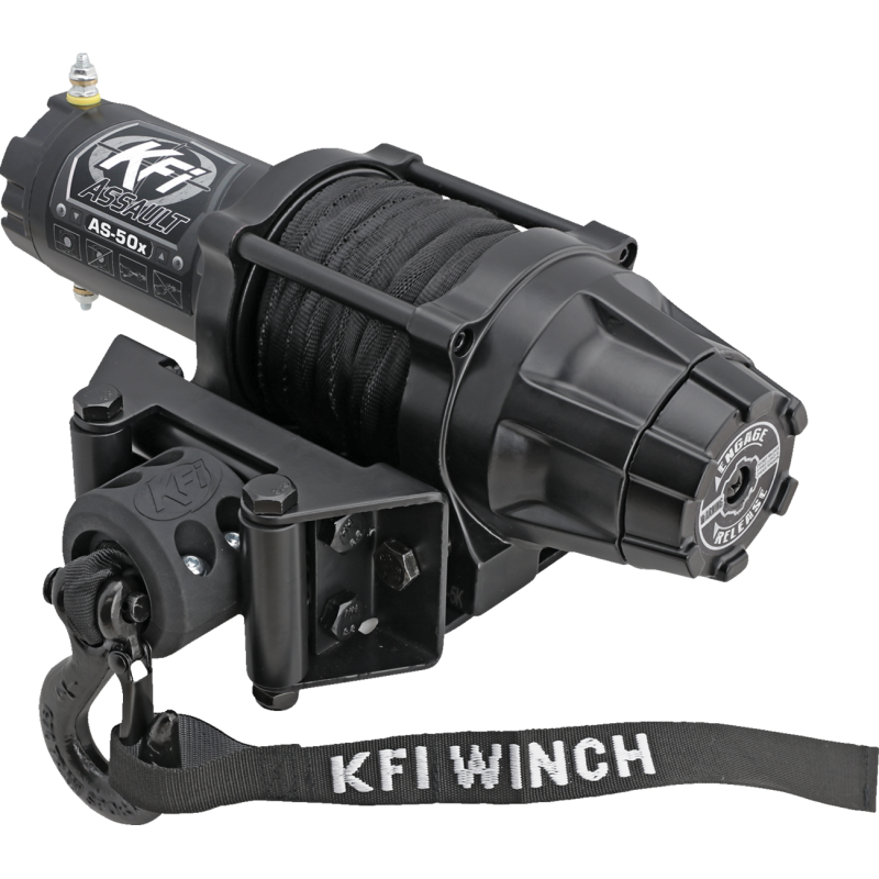 KFI PRODUCTS ASSAULT WINCH - 5000 LB - SYNTHETIC CABLE Front - Driven Powersports