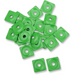 WOODY'S Square Digger Al. Support Plates-Green 3/4 Front - Driven Powersports