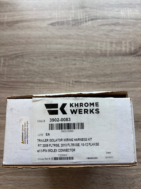 Khrome Werks 09-13 Flhtcse Plug/Play Trailer Wire Kit