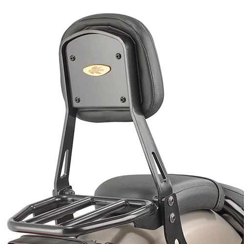 BACKREST + RACK BLACK REBEL 500 - Driven Powersports