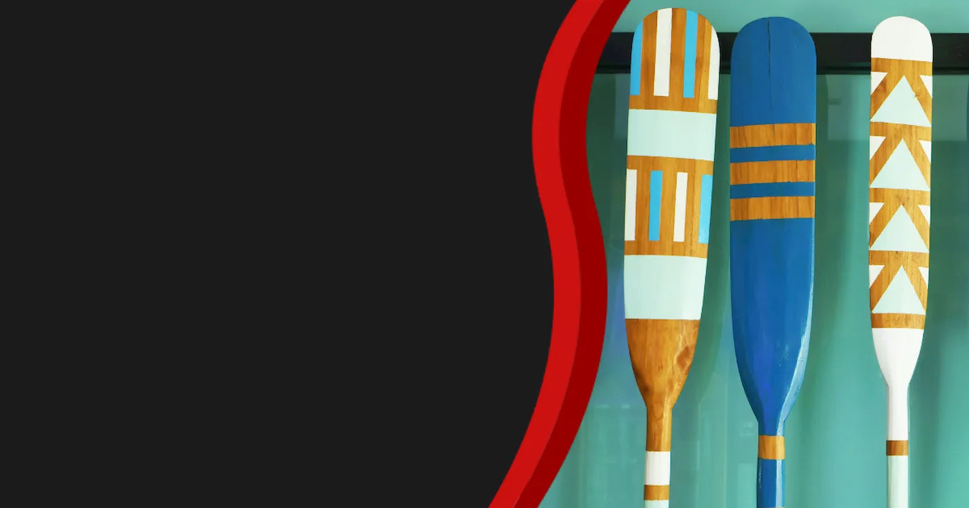 Marine paddles and oars collection slide