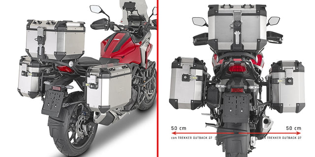 GIVI PLO1192CAM PL Cam-Side Side Case Racks for Honda NC750X