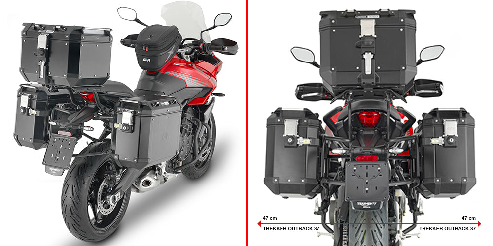 GIVI PLO6421CAM PL Cam-Side Side Case Racks for Triumph Tiger Sport 660
