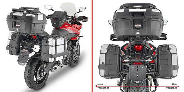 GIVI PLO6421MK PL Monokey Side Case Racks for Triumph Tiger Sport 660