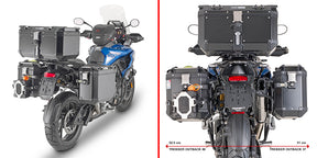 GIVI PLO6422CAM PL Cam-Side Side Case Racks for Triumph Tiger 1200 GT