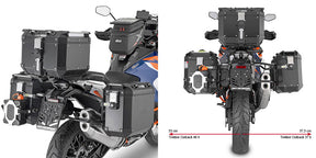 GIVI PLO7713CAM PL Cam-Side Side Case Racks for KTM 1290 Super ADV R/S