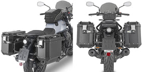 GIVI PLO8206CAM PL Cam-Side Side Case Racks for Moto Guzzi V7 Stone