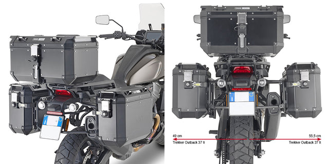 GIVI PLO8400CAM PL Cam-Side Side Case Racks for Harley-Davidson Pan America