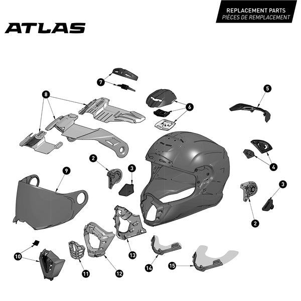 CKX Atlas Carbon Solid Size Chart - Driven Powersports
