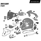 CKX Mission Free-Face Helmet Claw Double Size Chart - Driven Powersports