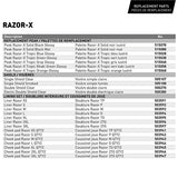 CKX Razor-X Helmet Solid Size Chart - Driven Powersports