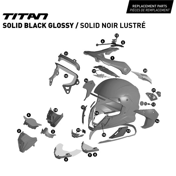 CKX Titan Original Helmet - Trail and Backcountry Solid Size Chart - Driven Powersports