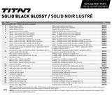 CKX Titan Original Helmet - Trail and Backcountry Solid Size Chart - Driven Powersports