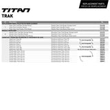 CKX Titan Original Carbon Helmet - Trail and Backcountry Trak Size Chart - Driven Powersports