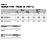 LS2 Verso Open-Face Helmet Solid Size Chart - Driven Powersports