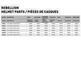LS2 Rebellion Half Helmet Size Chart - Driven Powersports