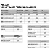 LS2 Assault Full-Face Helmet Nerve Size Chart - Driven Powersports