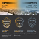 CKX Titan Original Electric Combo Helmet – Trail and Backcountry Solid Size Chart - Driven Powersports