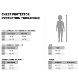 Leatt 3.5 Chest Protector Size Chart - Driven Powersports