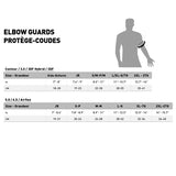Leatt Elbow Guard Contour Size Chart - Driven Powersports
