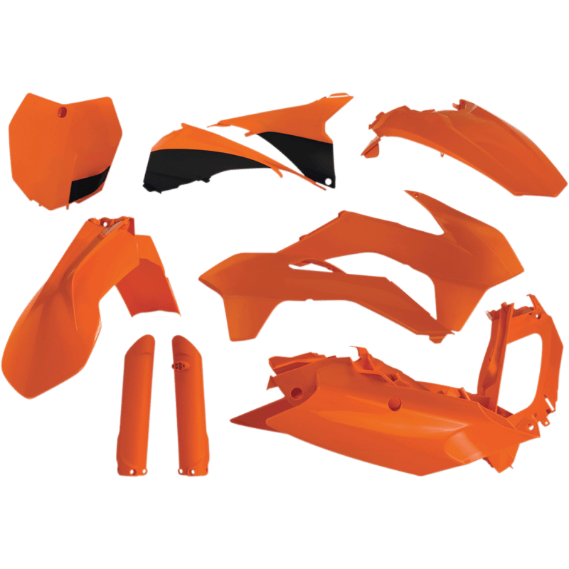 ACERBIS PLASTIC KIT FULL SX, SXF125 - 450:ORG/BLK (2403091008) - DRIVEN Canada's Powersports 8891430553402403091008