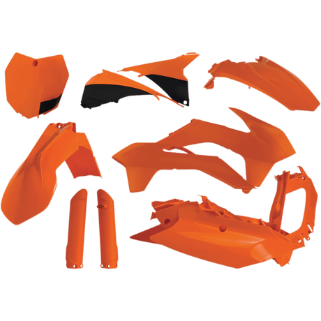 ACERBIS PLASTIC KIT FULL SX, SXF125 - 450:ORG/BLK (2403091008) - DRIVEN Canada's Powersports 8891430553402403091008
