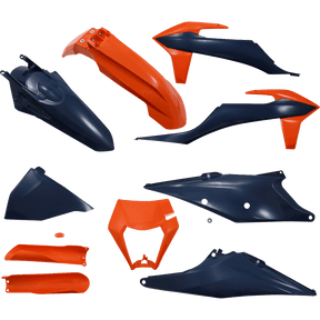 ACERBIS PLASTIC KIT - XCF - W350/500 XC - W150 - 300TPI, ORG/DRK - DRIVEN Canada's Powersports 80527967370372791547302
