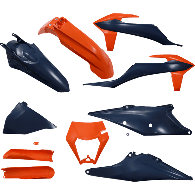 ACERBIS PLASTIC KIT - XCF - W350/500 XC - W150 - 300TPI, ORG/DRK - DRIVEN Canada's Powersports 80527967370372791547302