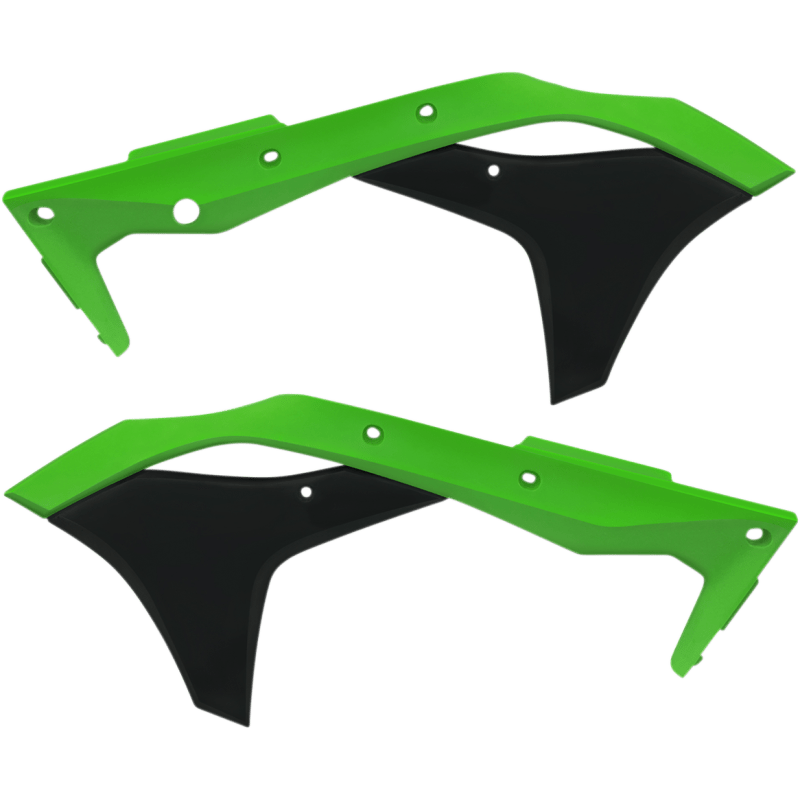 ACERBIS RADIATOR SHROUD KX250FGREEN/BLACK (2630611089) - DRIVEN Canada's Powersports 80527964438462630611089