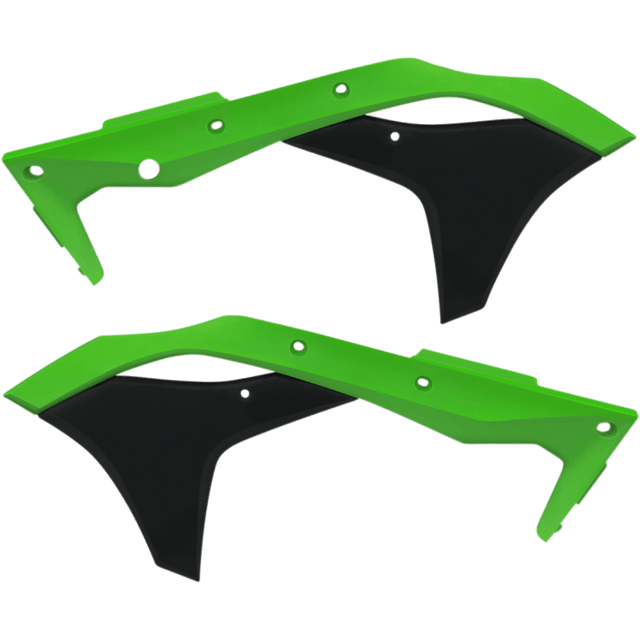 ACERBIS RADIATOR SHROUD KX250FGREEN/BLACK (2630611089) - DRIVEN Canada's Powersports 80527964438462630611089